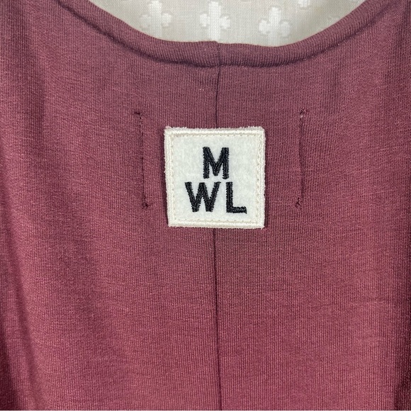 Madewell MWL Rusted Red Pull On Superbrushed Jumpsuit - Picture 5 of 8